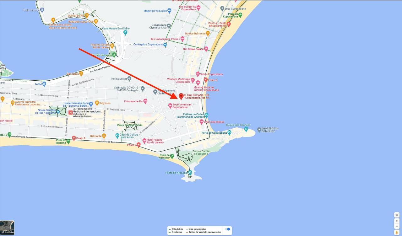 2Qtos: Copacabana, Ipanema E Metro! Rio de Janeiro Bagian luar foto